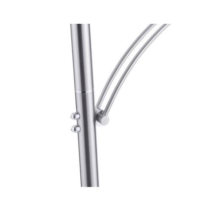 Paul Neuhaus 673-55 - LED dimbare vloerlamp ARTUR 2xLED/21W/230V+LED/6W glanzend chroom