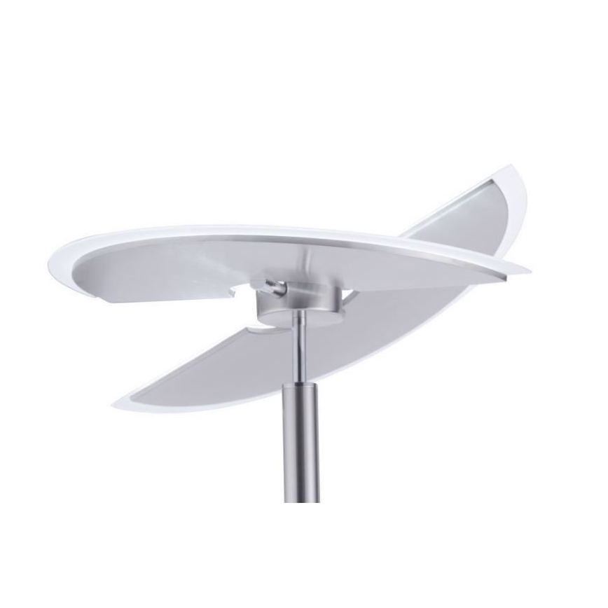 Paul Neuhaus 673-55 - LED dimbare vloerlamp ARTUR 2xLED/21W/230V+LED/6W glanzend chroom