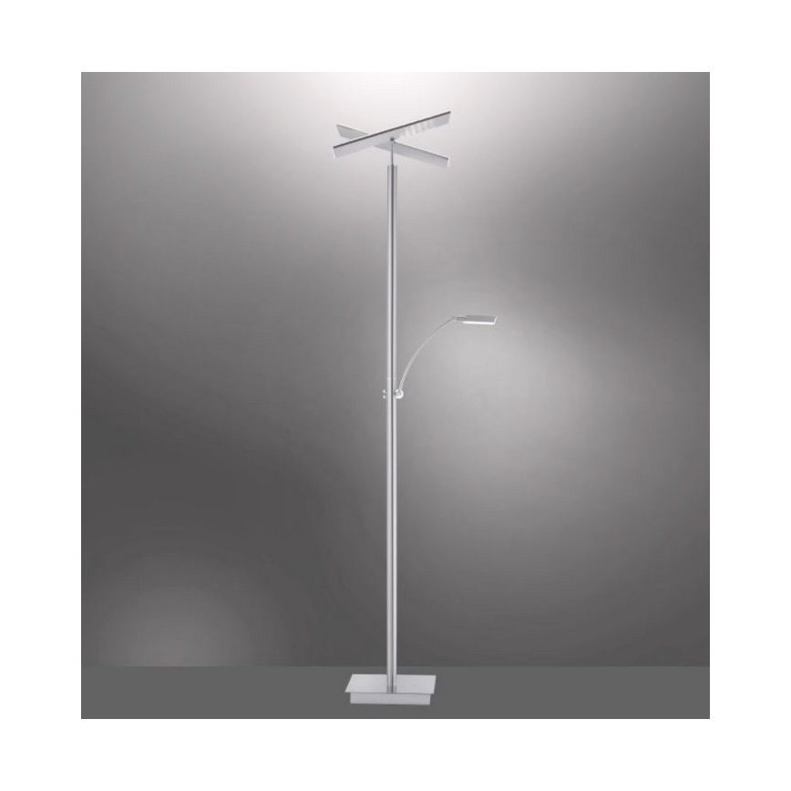 Paul Neuhaus 687-55 - Dimbare Staande LED Lamp ARTUR 2xLED/27W+1xLED/6W/230V