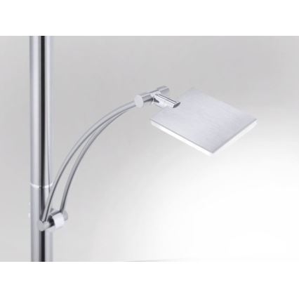 Paul Neuhaus 687-55 - Lampadaire sur pied LED dimmable ARTUR 2xLED/27W + LED/6W