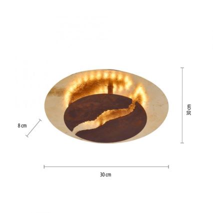 Paul Neuhaus 6982-48 - Dimbare LED Plafond Lamp NEVIS LED/26W/230V