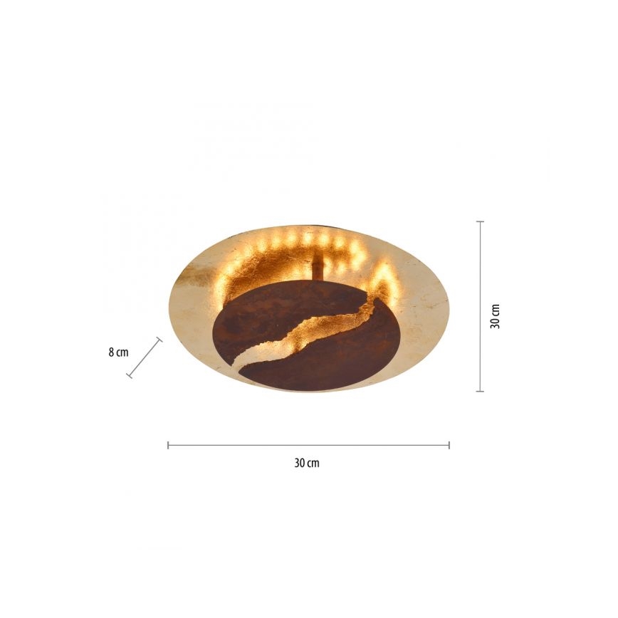 Paul Neuhaus 6982-48 - Plafonnier à intensité variable NEVIS LED/26W/230V