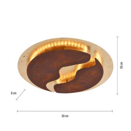 Paul Neuhaus 6983-48 - Dimbare LED Plafond Lamp NEVIS LED/42W/230V