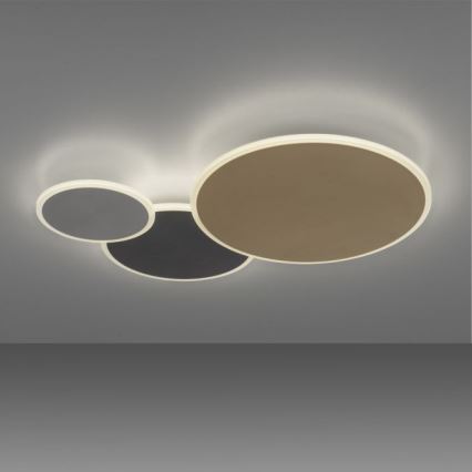 Paul Neuhaus 8007-70 - Dimbare LED plafondlamp Q-PIATO LED/35W/230V 2700-5000K Wi-Fi + afstandsbediening