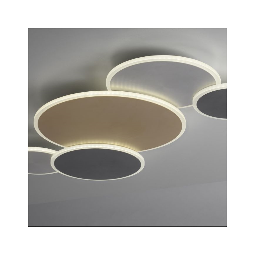 Paul Neuhaus 8008-70 - Dimbare LED plafondlamp Q-PIATO LED/49W/230V 2700-5000K Wi-Fi + afstandsbediening