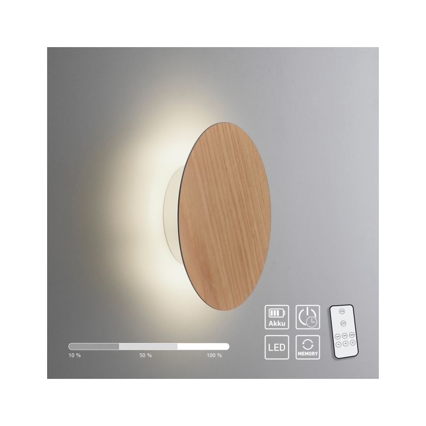Paul Neuhaus 8152-79 - Applique murale à intensité variable PUNTUA LED/1W/3,7V 2200 mAh + télécommande