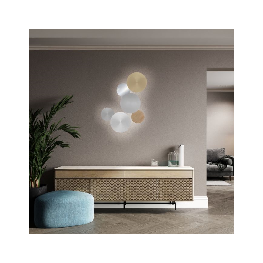 Paul Neuhaus 8152-79 - Dimbare LED wandverlichting PUNTUA LED/1W/3,7V 2200 mAh + afstandsbediening