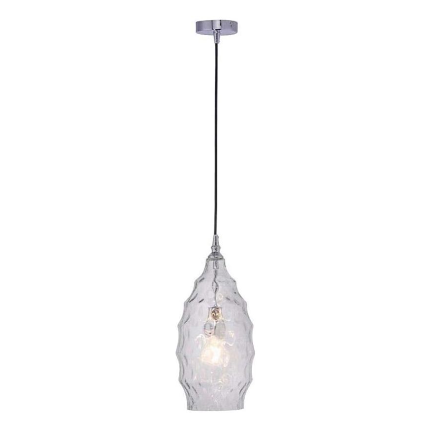 Paul Neuhaus 8267-00 - Hanglamp aan een koord SCARLETT 1xE27/60W/230V diameter 19 cm doorzichtig