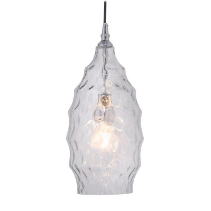 Paul Neuhaus 8267-00 - Hanglamp aan een koord SCARLETT 1xE27/60W/230V diameter 19 cm doorzichtig