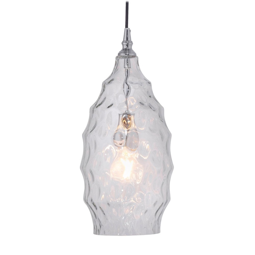 Paul Neuhaus 8267-00 - Hanglamp aan een koord SCARLETT 1xE27/60W/230V diameter 19 cm doorzichtig