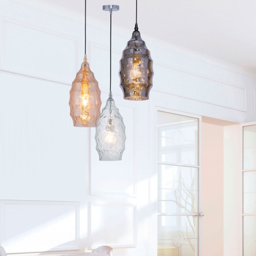 Paul Neuhaus 8267-25 - Hanglamp aan een koord SCARLETT 1xE27/60W/230V diameter 19 cm zwart