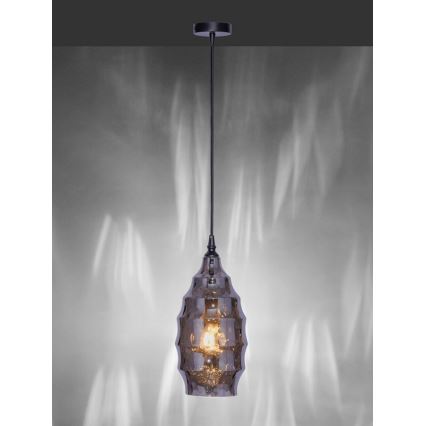 Paul Neuhaus 8267-25 - Hanglamp aan een koord SCARLETT 1xE27/60W/230V diameter 19 cm zwart