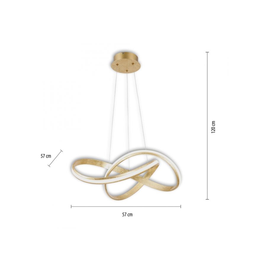 Paul Neuhaus 8291-12 - Dimbare LED hanglamp aan een koord MELINDA LED/30W/230V