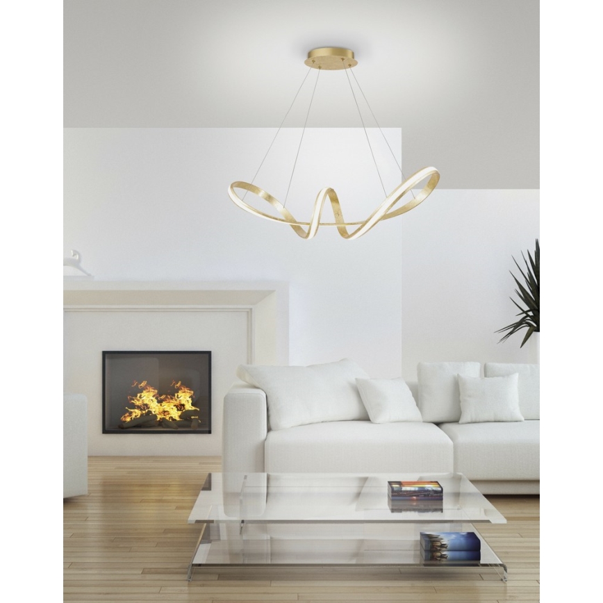 Paul Neuhaus 8292-12 - LED Hanglamp aan koord dimbaar MELINDA 1xLED/38W/230V
