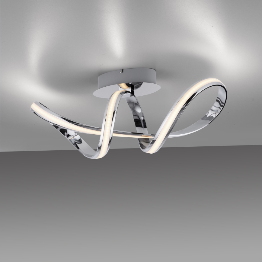 Paul Neuhaus 8331-17 - Dimbare LED bevestigde hanglamp MELINDA LED/30W/230V glanzend chroom