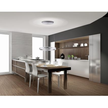 Paul Neuhaus 8361-55 - Dimbare LED Hanglamp aan een koord met Sensor ARINA LED/27W/230V