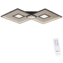 Paul Neuhaus - 8378-18 - DImbare LED Plafond Lamp AMARA 1xLED/45W/230V + afstandsbediening, goud