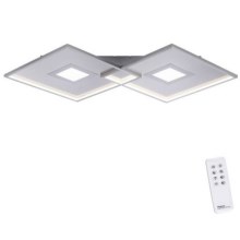 Paul Neuhaus 8378-55 - Dimbare LED Plafond Lamp AMARA LED/45W/230V chroom + afstandsbediening