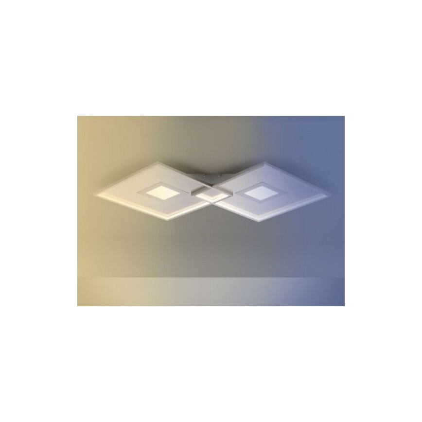 Paul Neuhaus 8378-55 - Plafonnier à intensité variable AMARA LED/45W/230V chrome brillant + télécommande