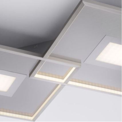 Paul Neuhaus 8378-55 - Plafonnier à intensité variable AMARA LED/45W/230V chrome brillant + télécommande