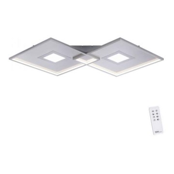 Paul Neuhaus 8378-55 - Plafonnier à intensité variable AMARA LED/45W/230V chrome brillant + télécommande