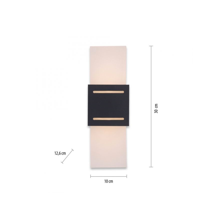 Paul Neuhaus 9007-13 - Applique murale ORMA 1xG9/40W/230V noir