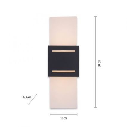 Paul Neuhaus 9007-13 - Wandlamp ORMA 1xG9/40W/230V zwart