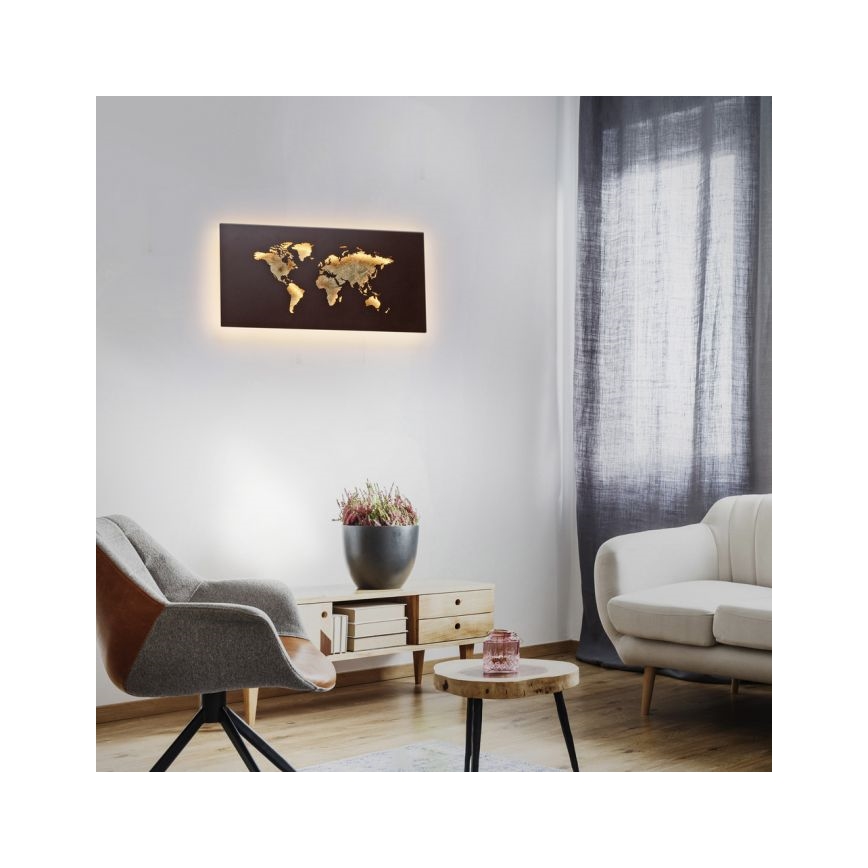 Paul Neuhaus 9056-48 - LED Decoratief wandlicht MAP LED/25W/230V 3000K