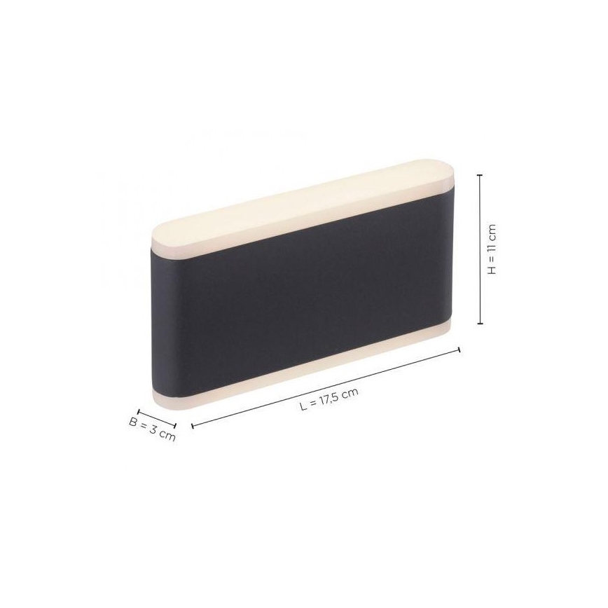 Paul Neuhaus 9483-13 - Applique murale extérieure ELSA 2xLED/5,4W/230V IP65