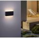 Paul Neuhaus 9483-13 - Dimbare LED Wand Lamp voor Buiten ELSA 2xLED/5,5W/230V IP65