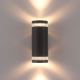 Paul Neuhaus 9494-13 - Wand Lamp voor Buiten KARL 2xGU10/35W/230W IP44