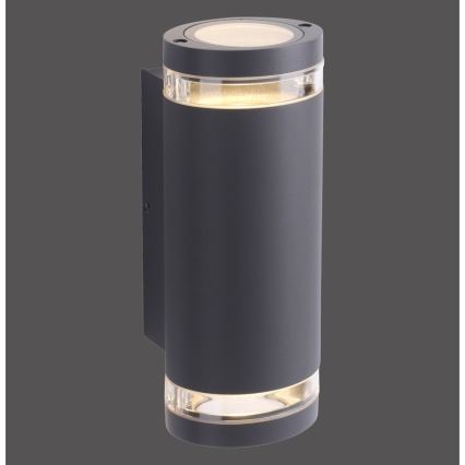 Paul Neuhaus 9494-13 - Wand Lamp voor Buiten KARL 2xGU10/35W/230W IP44