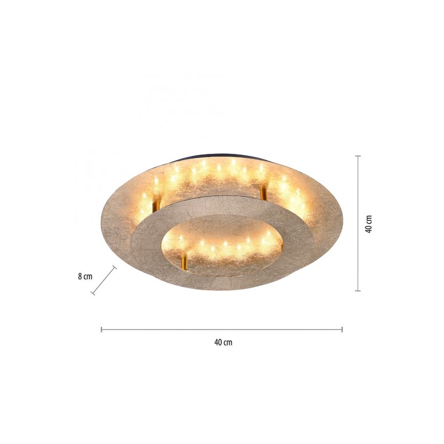Paul Neuhaus 9620-12 - LED Plafond Lamp NEVIS LED/18W/230V goud