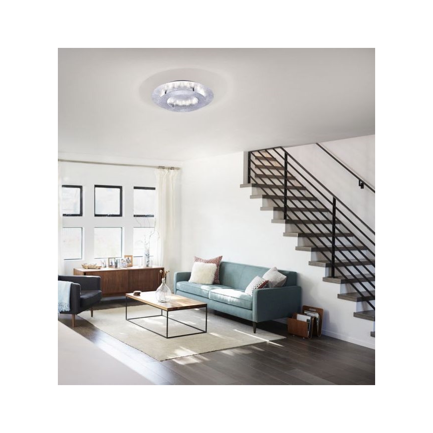 Paul Neuhaus 9620-21 - LED Plafond Lamp NEVIS LED/18W/230V zilver