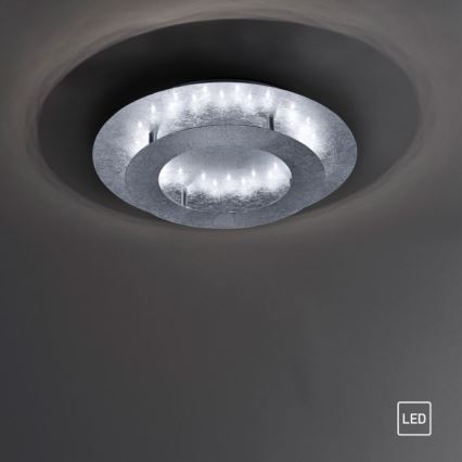Paul Neuhaus 9620-21 - Plafonnier NEVIS LED/18W/230V argenté