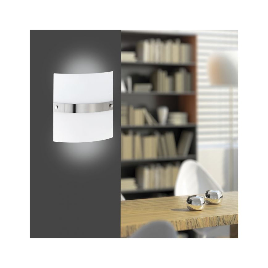 Paul Neuhaus 9847-55 - Applique murale SQUARE 2xE14/40W/230V