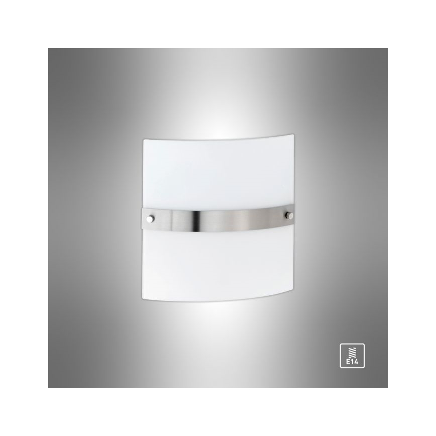 Paul Neuhaus 9847-55 - Applique murale SQUARE 2xE14/40W/230V