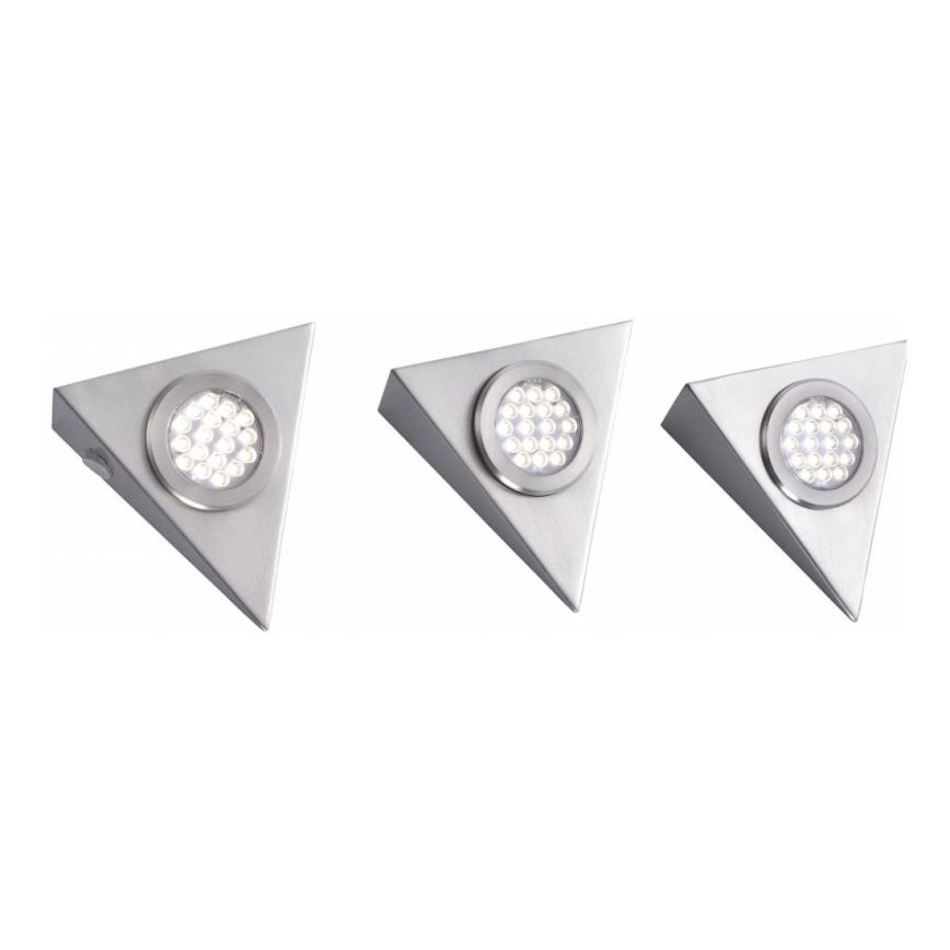 Paul Neuhaus L1116-55-3 - LOT 3x Luminaire de meuble CARLOS LED/2,5W/230V 3000-6500K