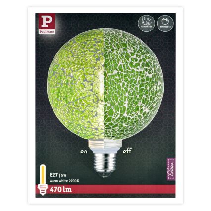 Paulmann 28747 Mosaic - LED Dimbare lamp G125 E27/5W/230V 2700K