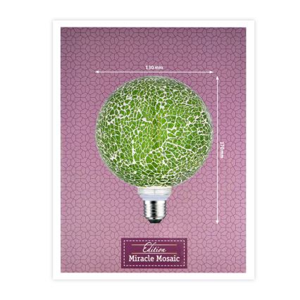 Paulmann 28747 Mosaic - LED Dimbare lamp G125 E27/5W/230V 2700K
