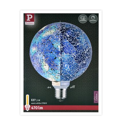 Paulmann 28750 Mosaic - LED Dimbare lamp G125 E27/5W/230V 2700K