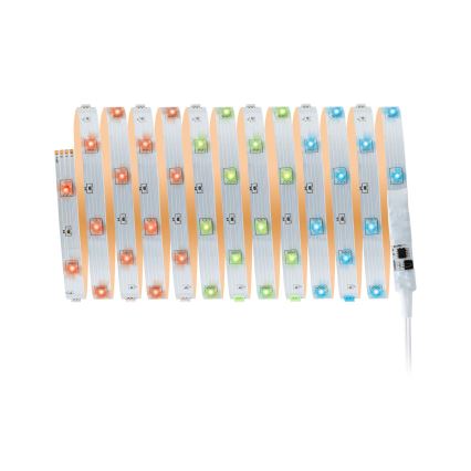 Paulmann 3988 - Ruban LED RGBW 13W dimmable TIP 5 m 230V + télécommande