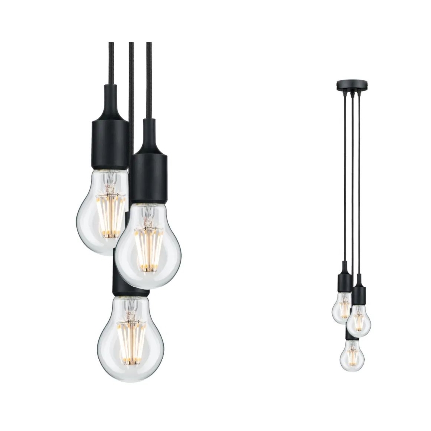 Paulmann 50382 - 3xE27/60W Câble d'alimentation KETIL 230V