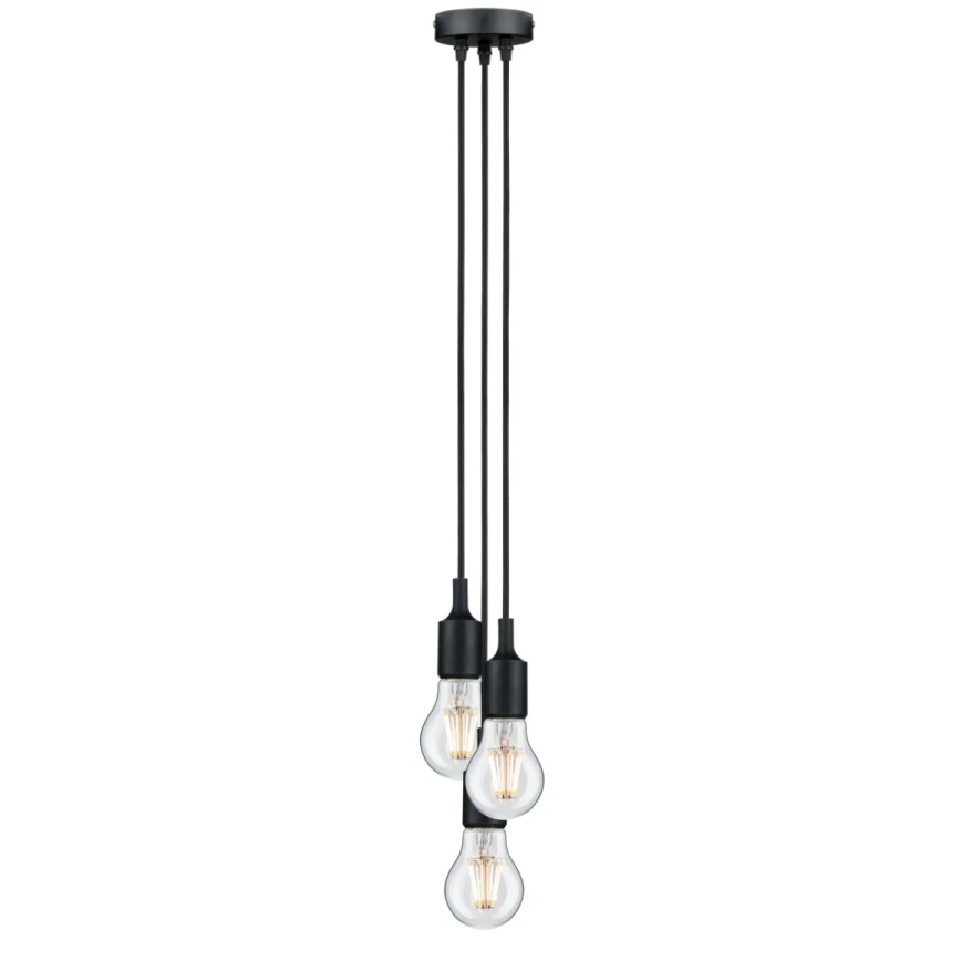 Paulmann 50382 - 3xE27/60W Stroomkabel KETIL 230V