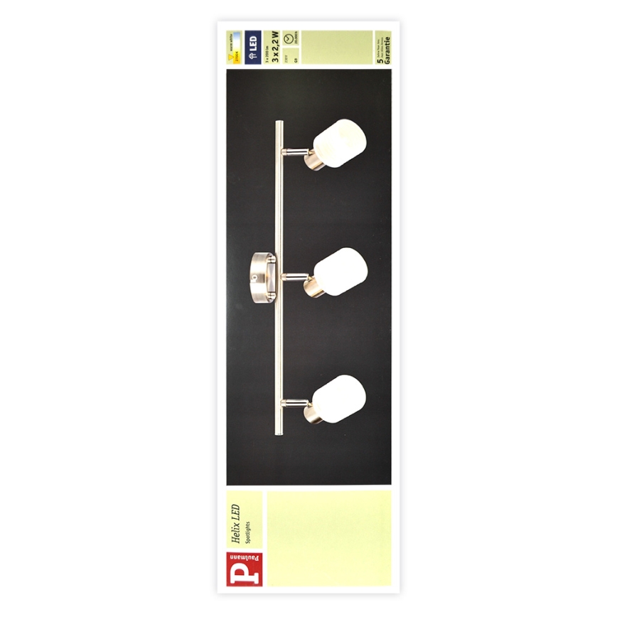Paulmann 60200 - 3xLED-G9/2,2W Spot HELIX 230V