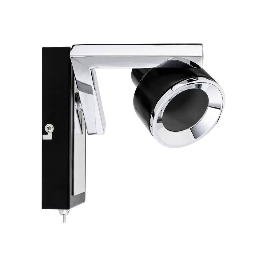 Paulmann 66670 - 1xGU10/10W Spot mural TURN 230V noir