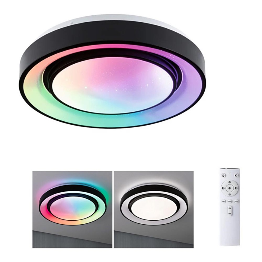 Paulmann 70544 - Plafonnier à intensité variable LED RGBW/22W RAINBOW 230V 3000-6500K + Télécommande