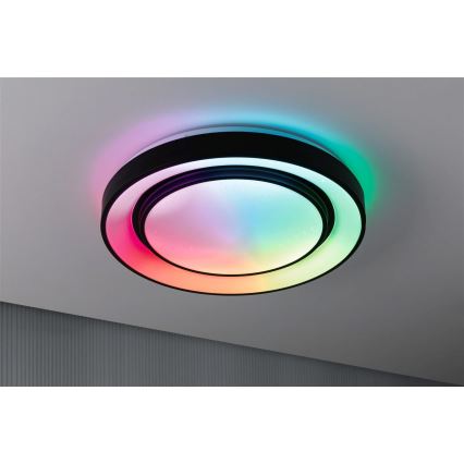 Paulmann 70545 - Plafonnier à intensité variable LED RGBW/38,5W RAINBOW 230V 3000-6500K + Télécommande