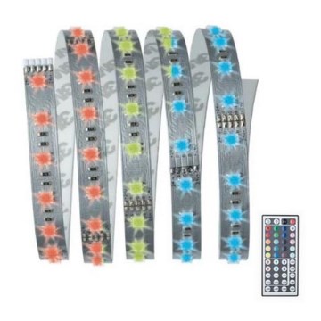 Paulmann 70587 - LED RGB/20W Ruban dimmable MAXLED 1,5m 230V + télécommande