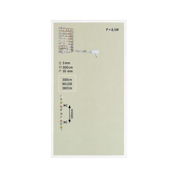 Paulmann 70600 - Ruban LED PIRATE 7,2W 3 m 360 lm
